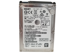 This photo shows a 2.5 inch Terabyte Hard Drive