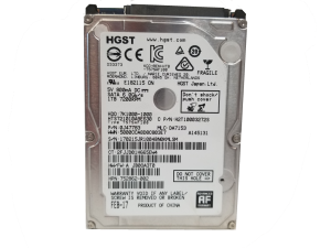 This photo shows a 2.5 in Terabyte HDD