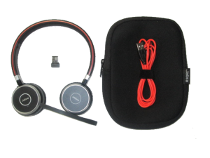 Jabra Evolve Stereo with Adapter - ATR Store Jabra Evolve Stereo With Adapter