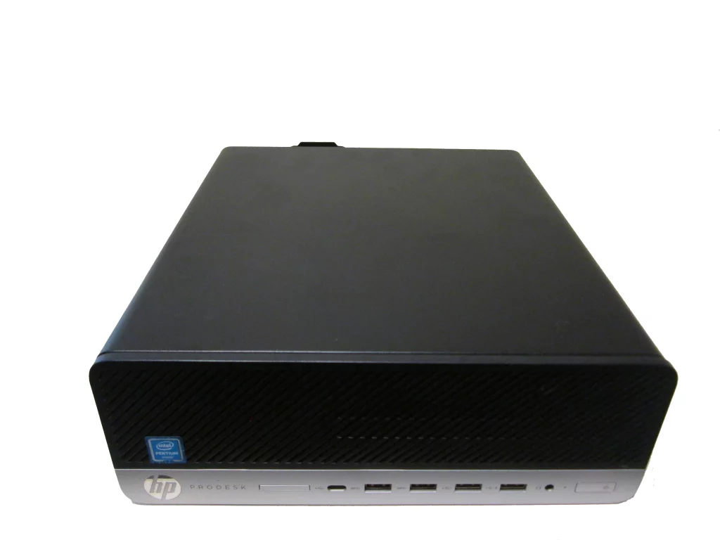 Photo showing HP Prodesk 600 G3 Front of desktop as shown on ATR webstore